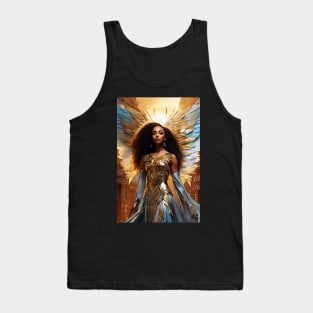 Royal Blue Gold Angel 2024 Tank Top